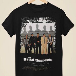 The Usual Suspects - Movie Poster Inspired Unisex Black T-Shirt